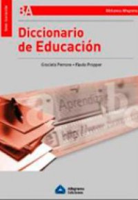 DICCIONARIO DE EDUCACION 